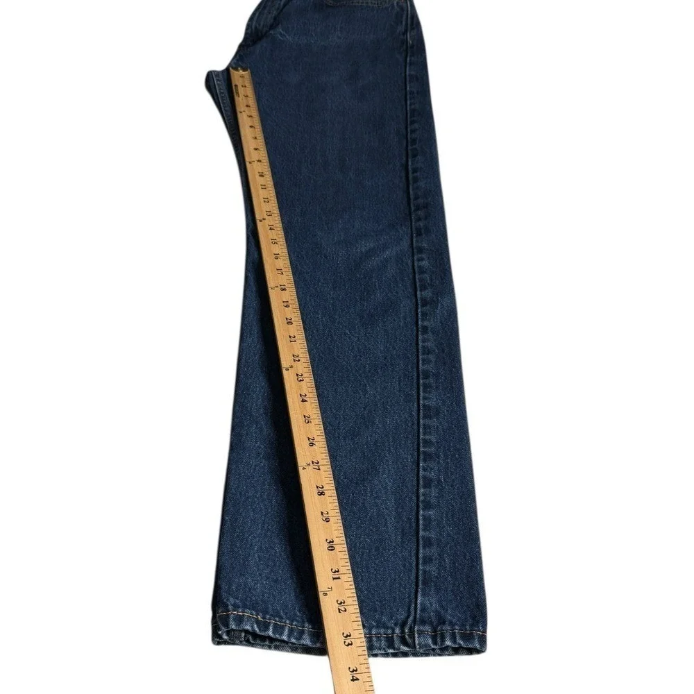 Levi's 505 Regular Mid Rise Regular Fit Straight Leg Jeans Denim Pants Men's 36‎